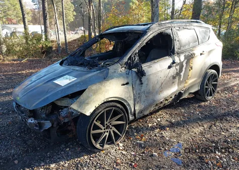 2014 Ford Escape Titanium из США, поврежденный, VIN 1FMCU0JXXEUB92391